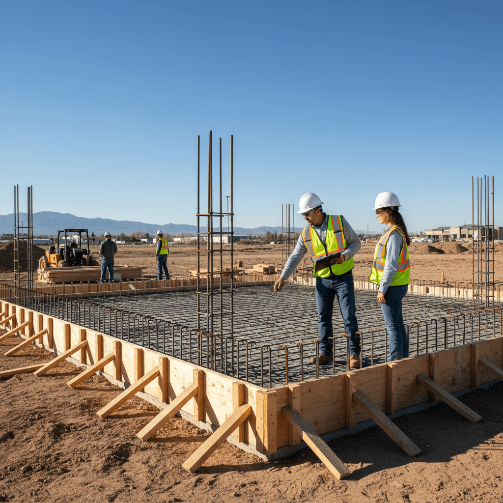 commercial concrete pueblo