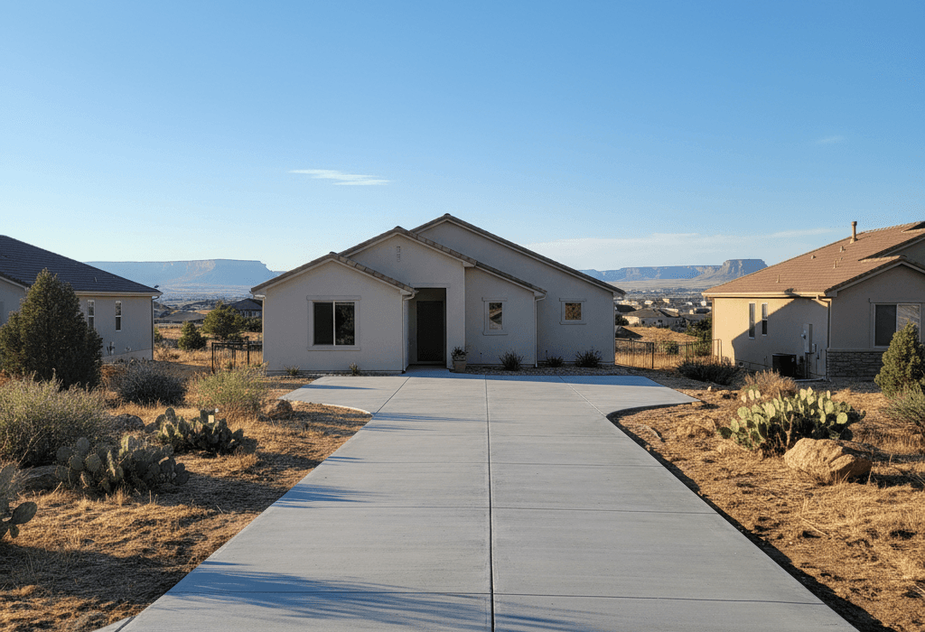 concrete driveway pueblo