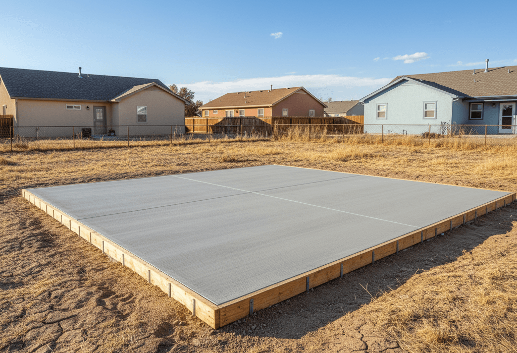 concrete slabs pueblo