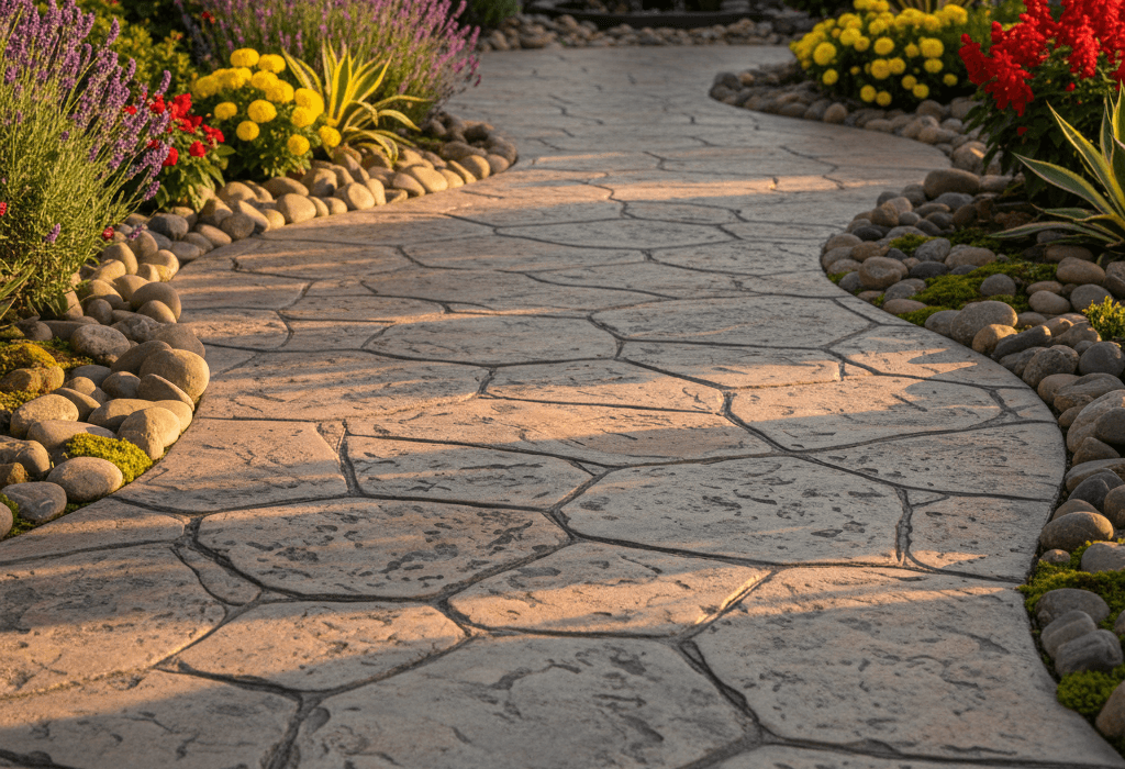 concrete walkway pueblo